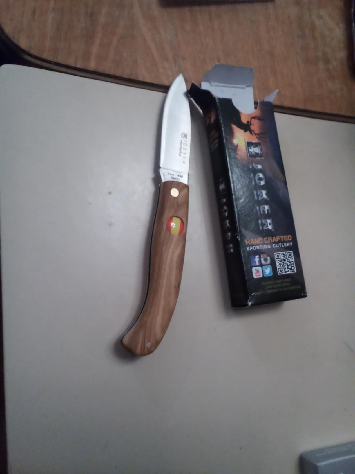Joker NO77-20 Taschenmesser Olive 7 cm Stier