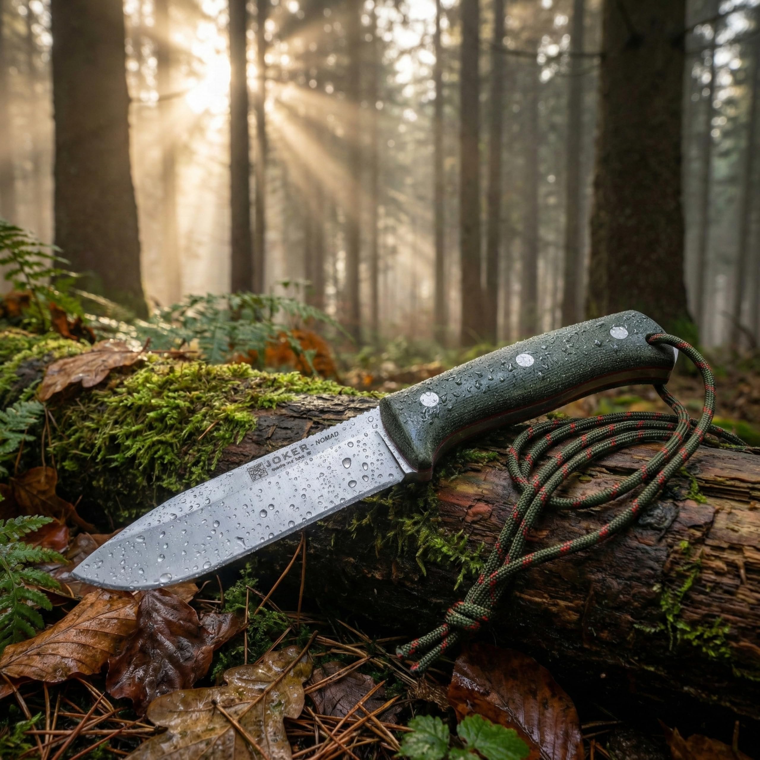 Joker Nomad CV125-P Survivalmesser Micarta Lederscheide