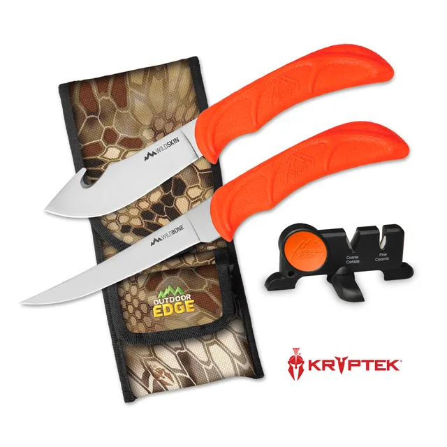 Outdoor Edge WildBone Aufbrechset 2 Messer orange