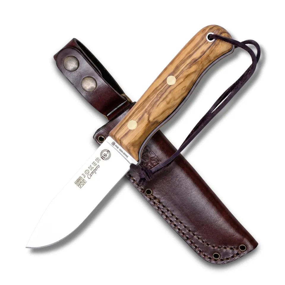 Joker Campero CO112 Bushcraftmesser Olivenholz 10,5cm