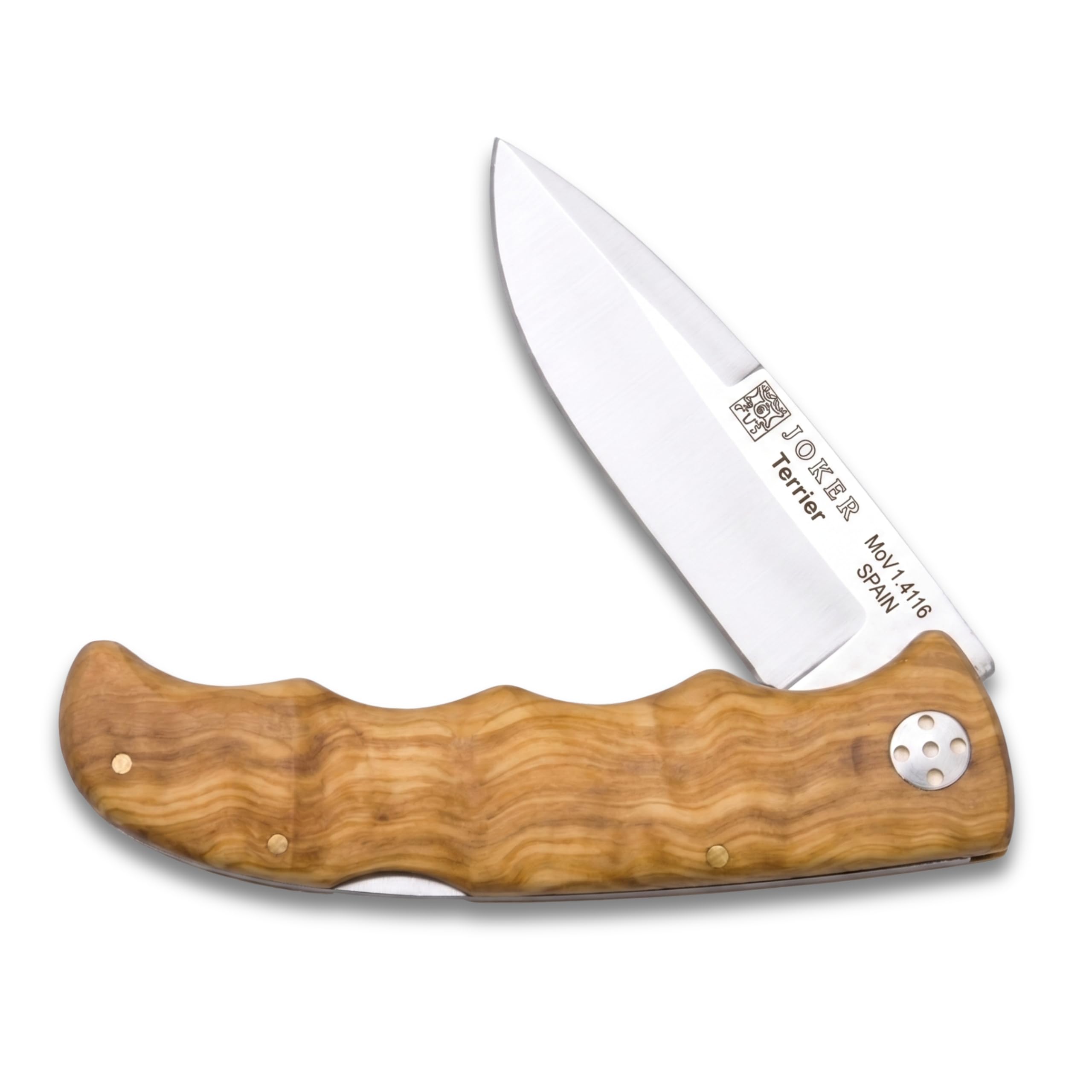 Joker Terrier NO20 Klappmesser Olivenholz 9 cm
