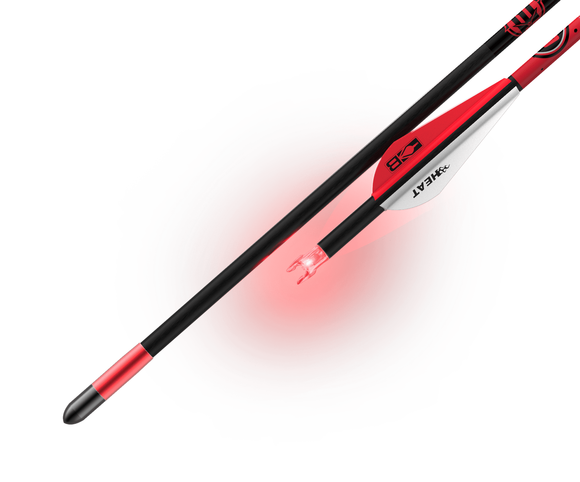 Barnett Hyperflite Leuchtnocke Rot 3er Pack LED