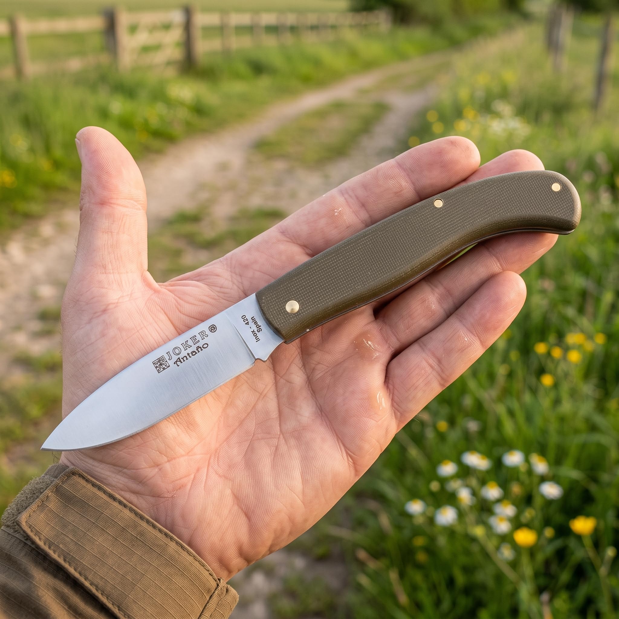 Joker NV78 Taschenmesser Grünfaser 8 cm Edelstahl