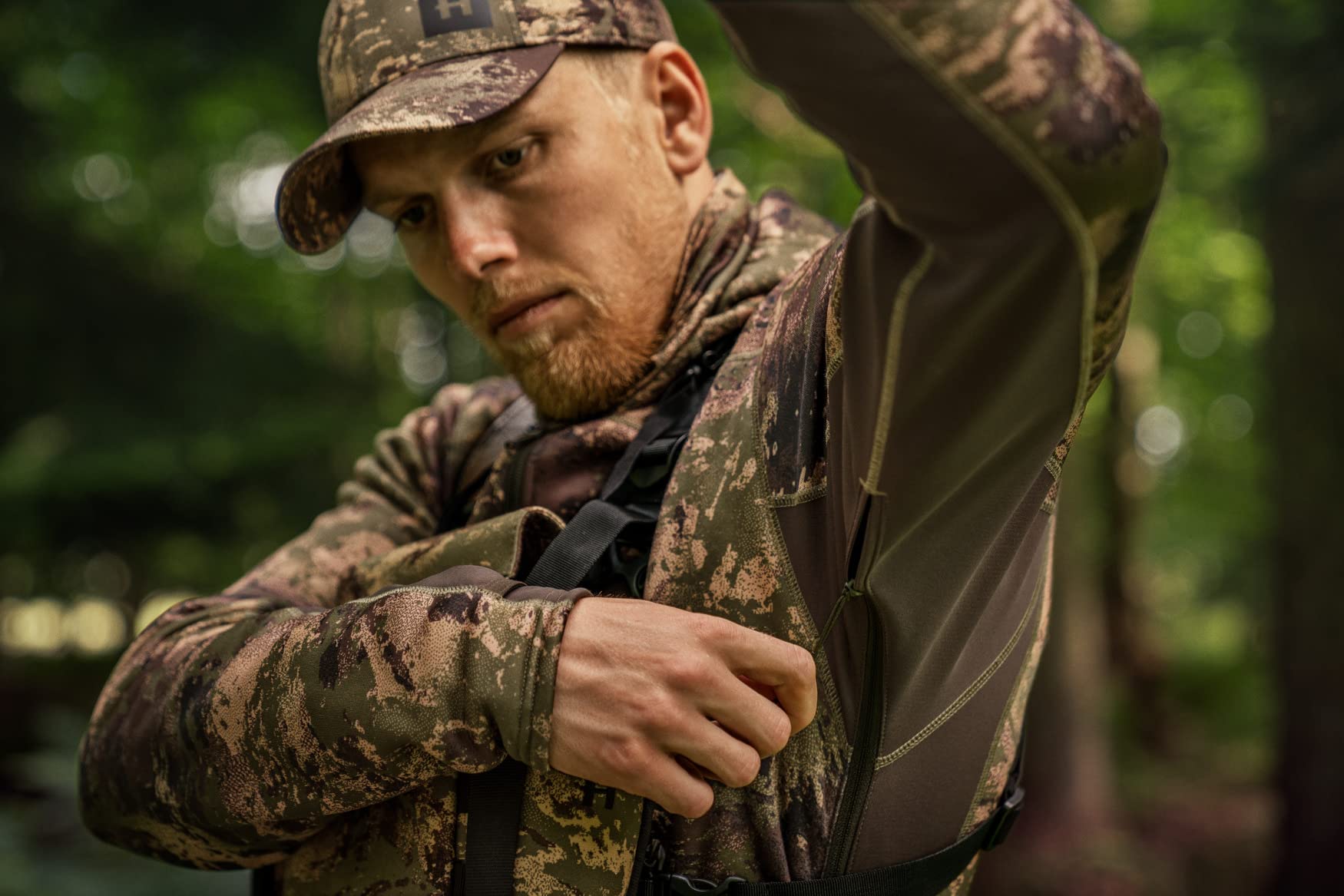 Härkila Deer Stalker Camo Fleece-Hoodie Gr. M