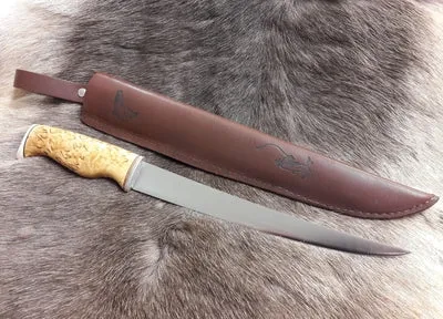 Wood Jewel Filetiermesser Large 22 cm Fischmesser Rentiergeweih