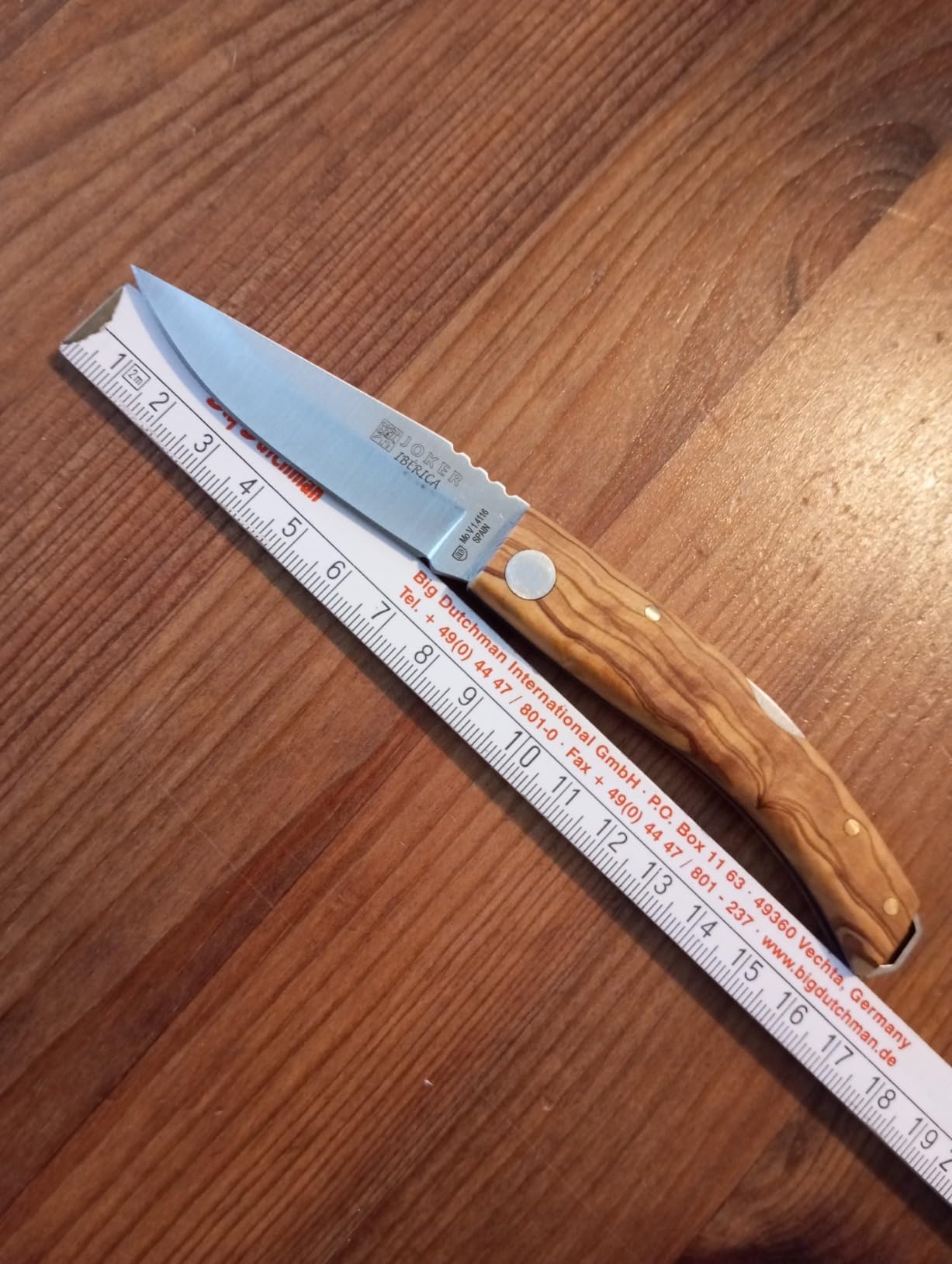Joker Ibérica NO138 Klappmesser Olivenholz 7,5cm