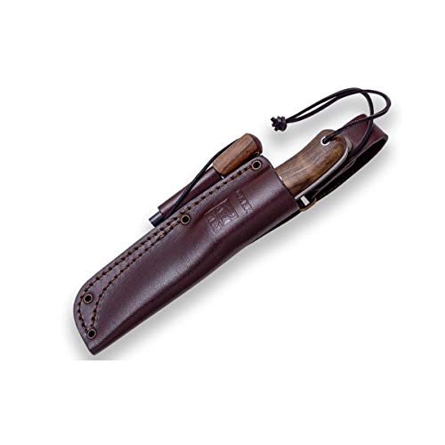 Joker Trampero CN113-P Jagdmesser Nussbaum mit Feuerstahl