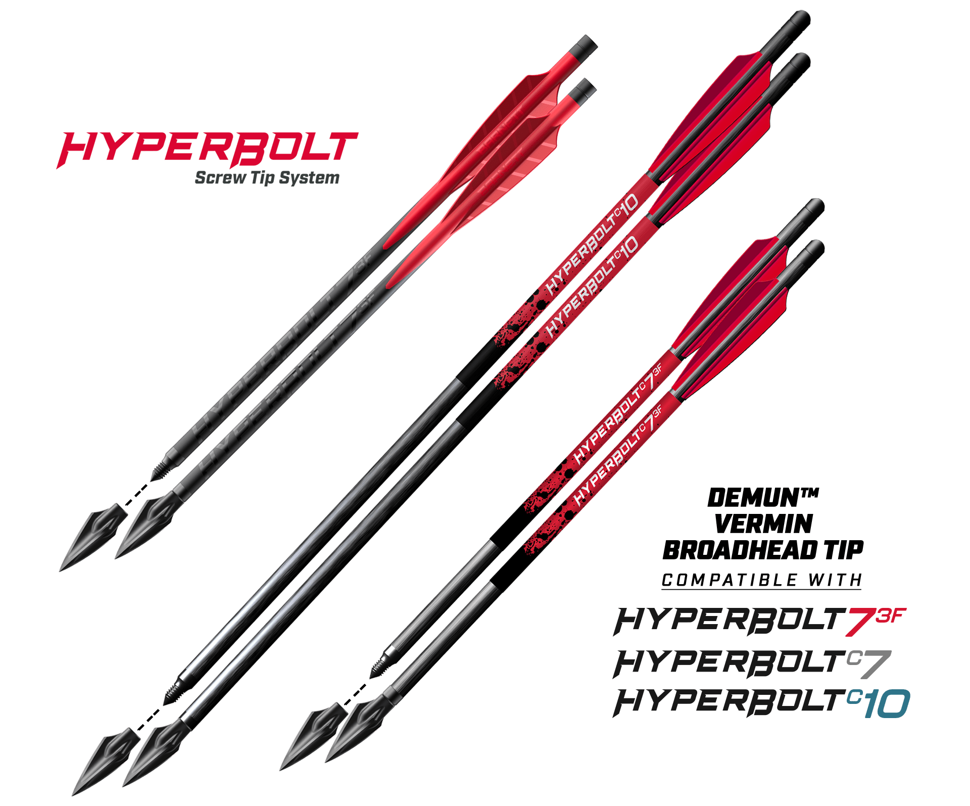 Barnett Demun Jagdspitzen Helical 12er Pack