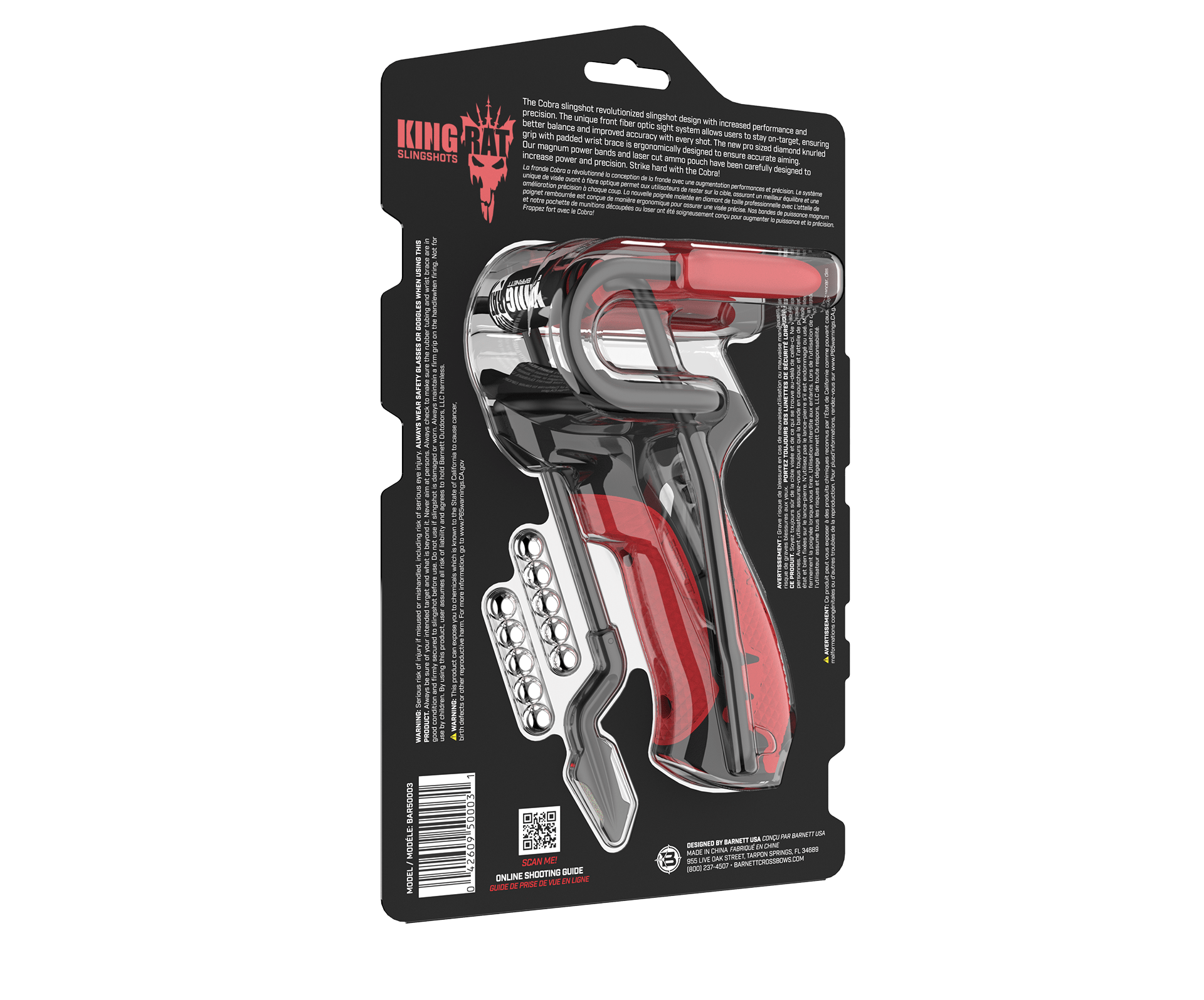 Barnett Cobra Schleuder mit Visier und Stabilisator