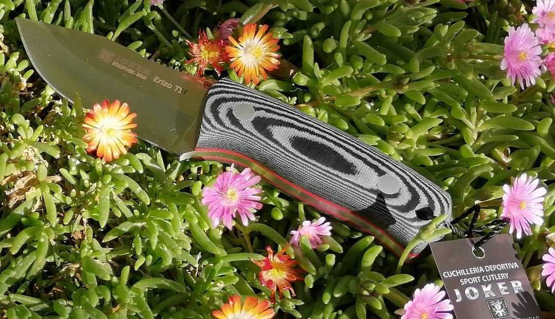 Joker Erizo TS1 CM81 Survivalmesser 7,5 cm Micarta