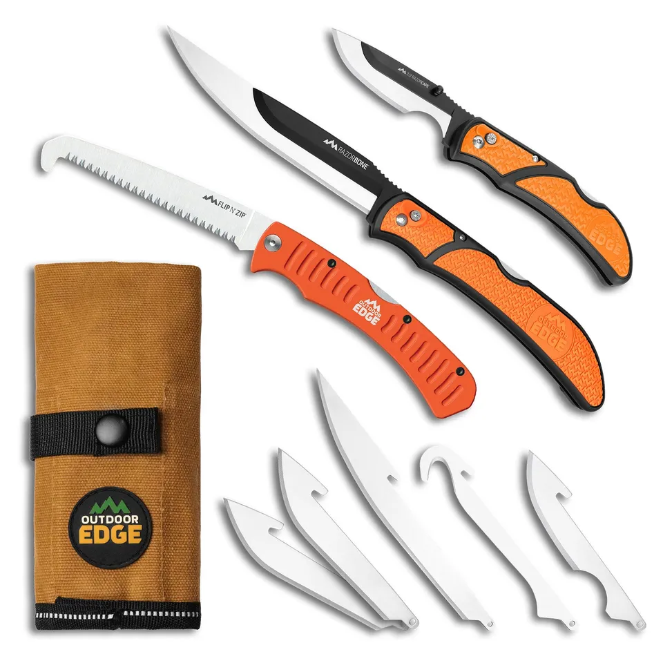 Outdoor Edge RazorGuide Pak Aufbrechset Wechselklingen", "meta_title": "Outdoor Edge RazorGuide Pak Aufbrechset Messer Sale", "meta_description": "Outdoor Edge RazorGuide Pak: Aufbrechset mit 2 Wechselklingen-Messern und Säge. Für 67,34 € günstig kaufen.