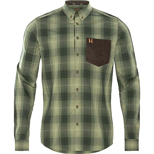 Härkila Akkan Hemd Duffel Green Karo Jagdhemd