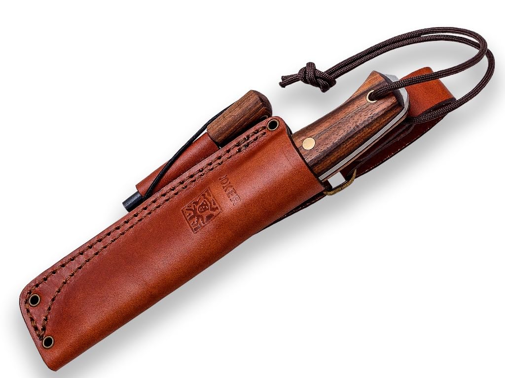Joker Ember CN122-P Jagdmesser Walnuss Feuerstahl