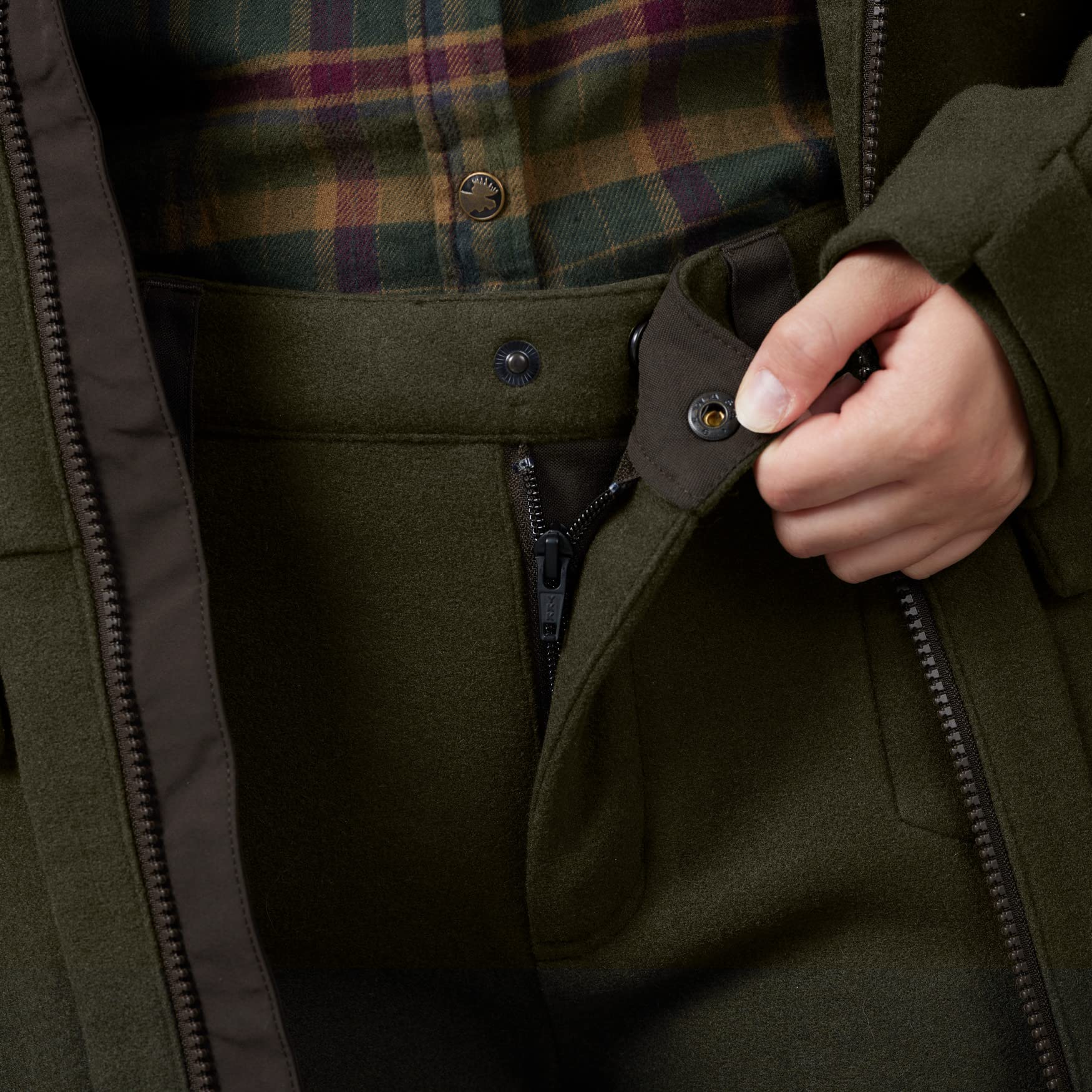 Härkila Metso Hybrid Damen Jagdhose Willow Green warm