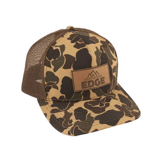 Outdoor Edge Vintage Duck Camo Trucker Cap Snapback