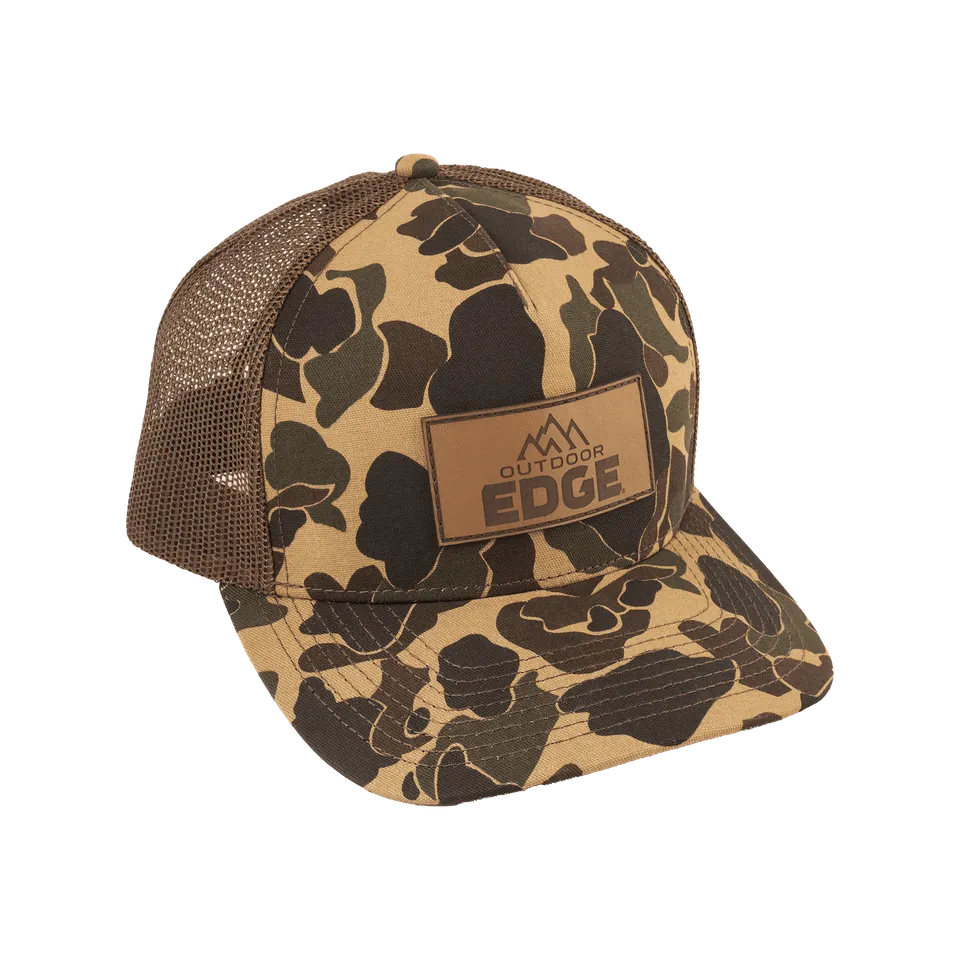 Outdoor Edge Vintage Duck Camo Trucker Cap Snapback
