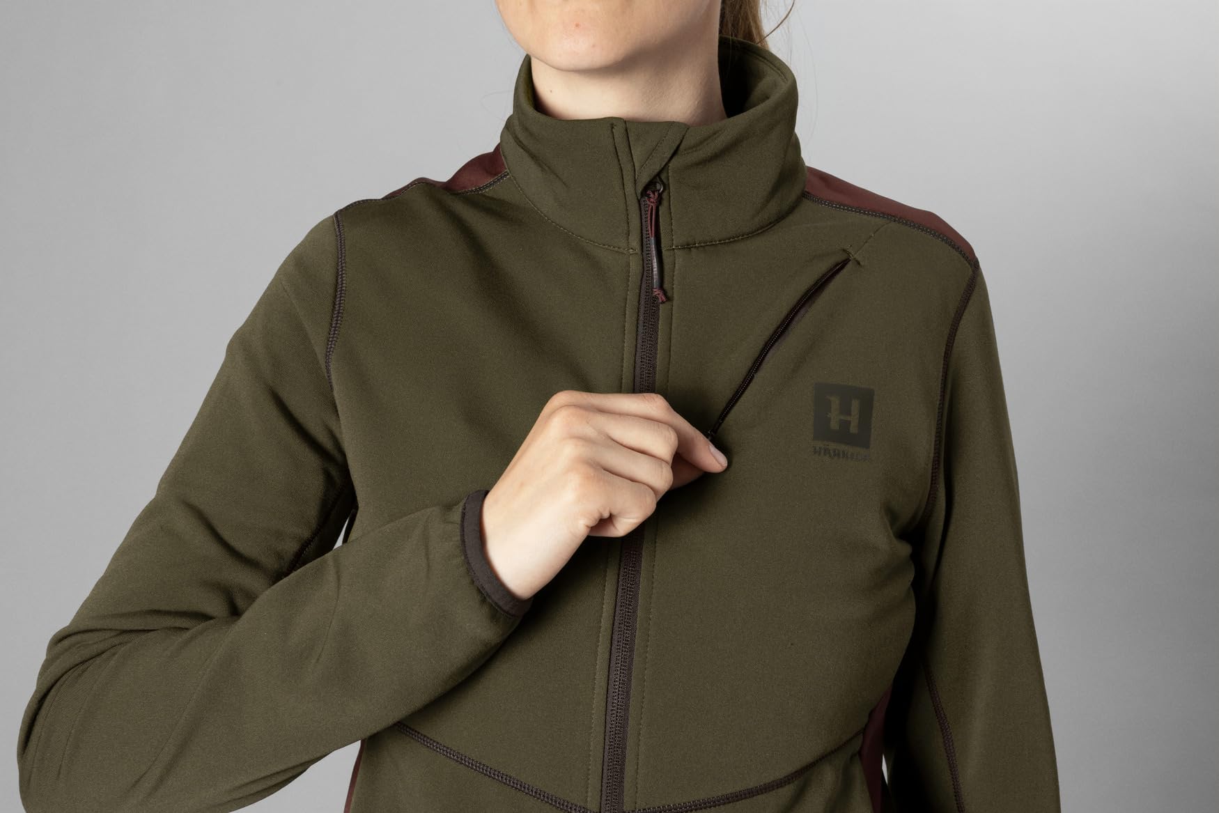 Härkila Oda Fleece Damen Willow Green S atmungsaktiv