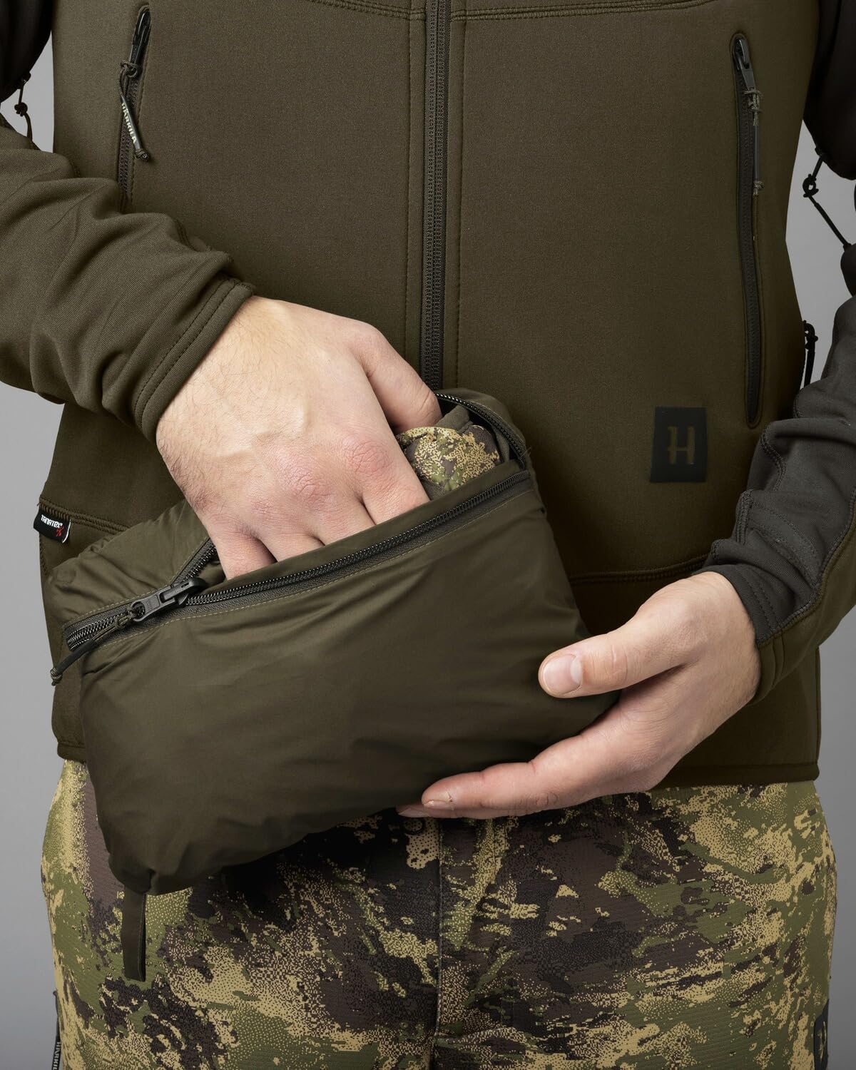 Härkila Deer Stalker Camo Wendeweste XL wasserabweisend