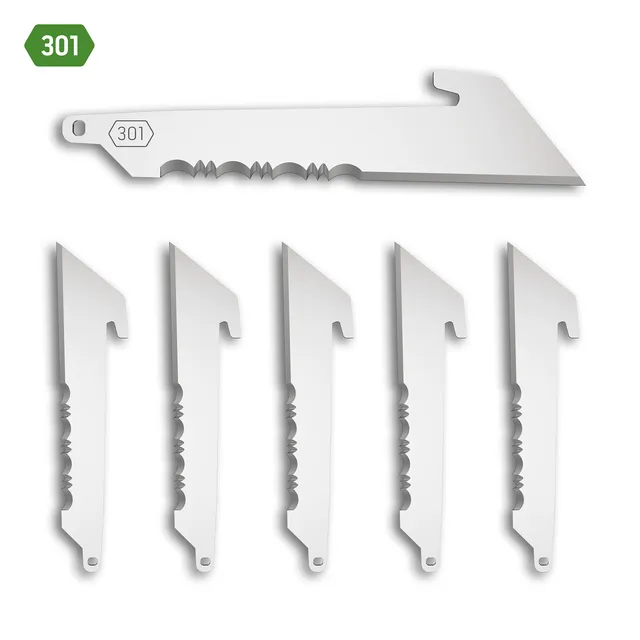 Outdoor Edge Razor 3.0 Ersatzklingen 6 Stück teilgezahnt