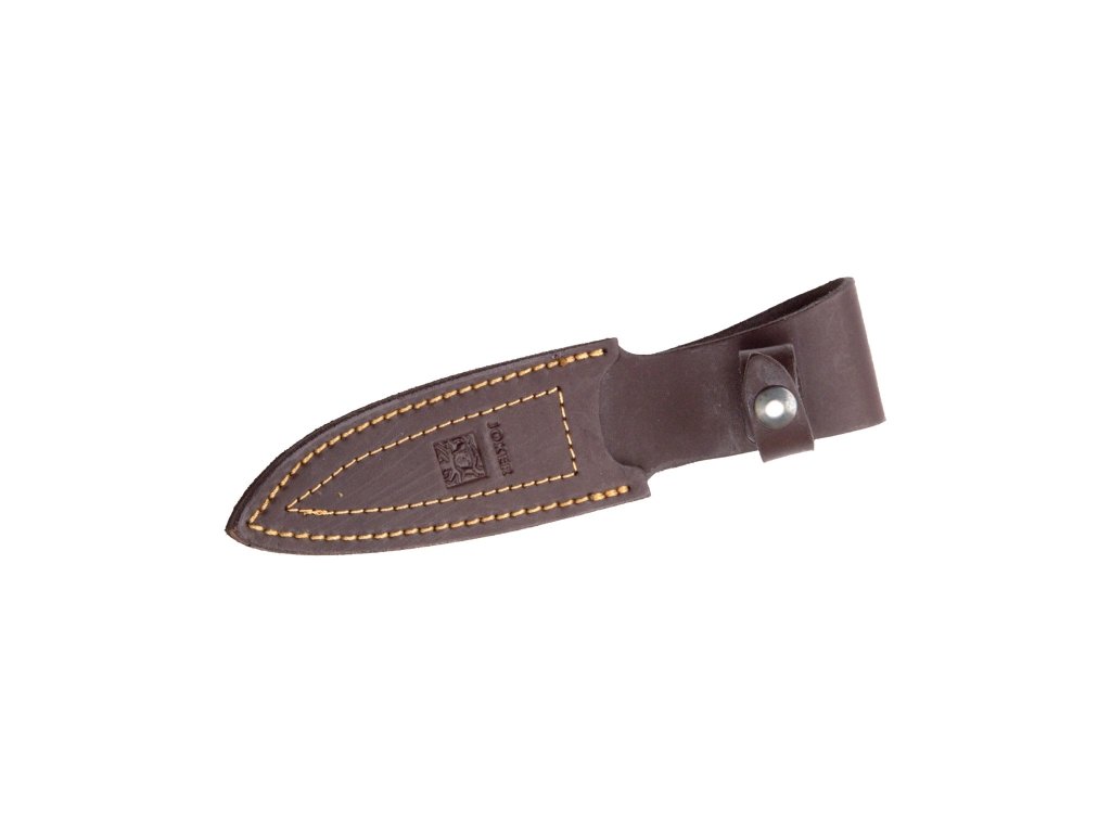 Joker Pantera CO16 Jagdmesser Olivenholz 10 cm Lederscheide