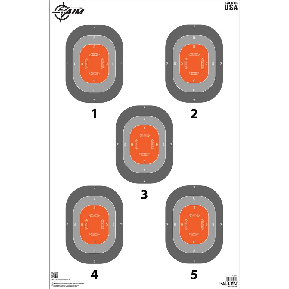 Allen EZ Aim 5-Spot Papierscheibe 58x89cm 50er