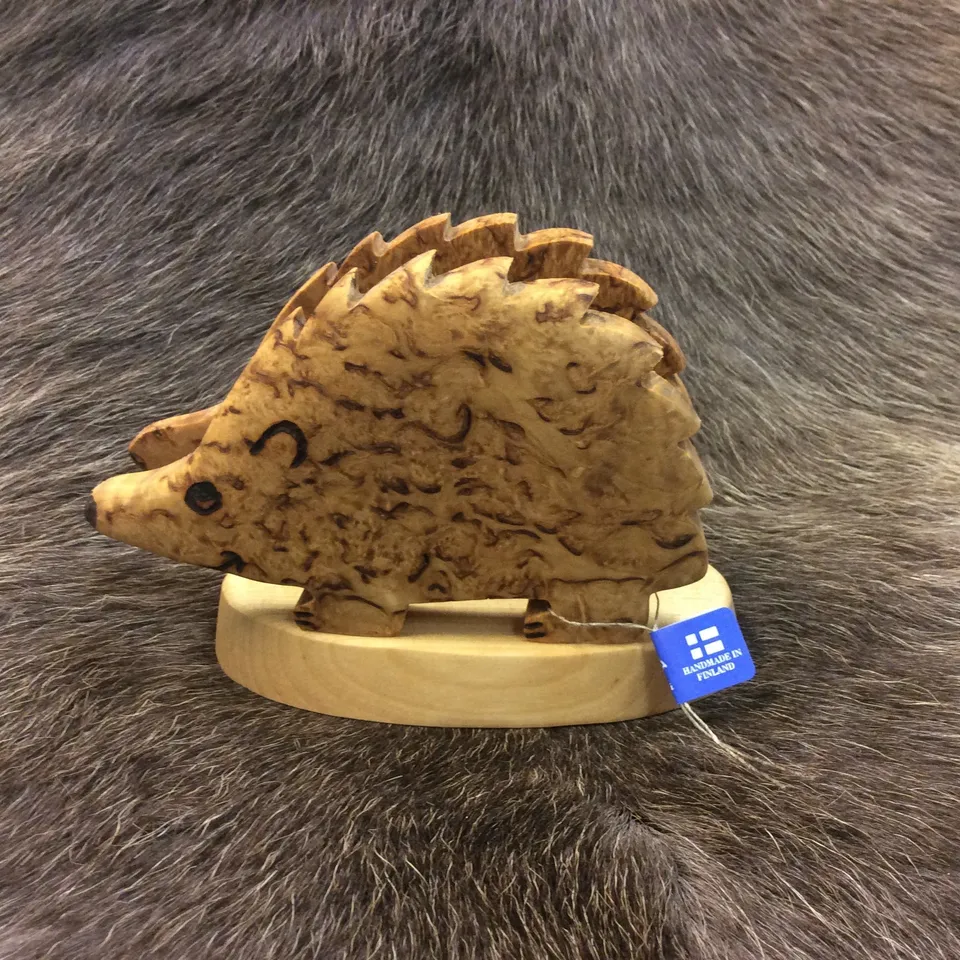Wood Jewel 2025 Serviettenhalter Igel Maserbirke Box