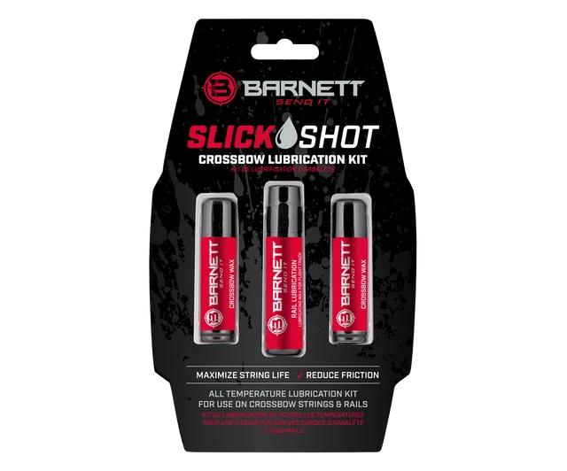 Barnett Slickshot Pflegeset Schienenöl Wachs