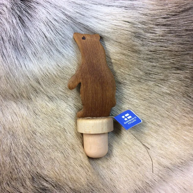 Wood Jewel 2308T Flaschenkorken Bär dunkel Thermobirke
