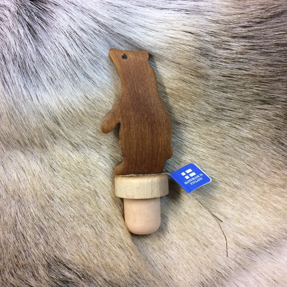Wood Jewel 2308T Flaschenkorken Bär dunkel Thermobirke