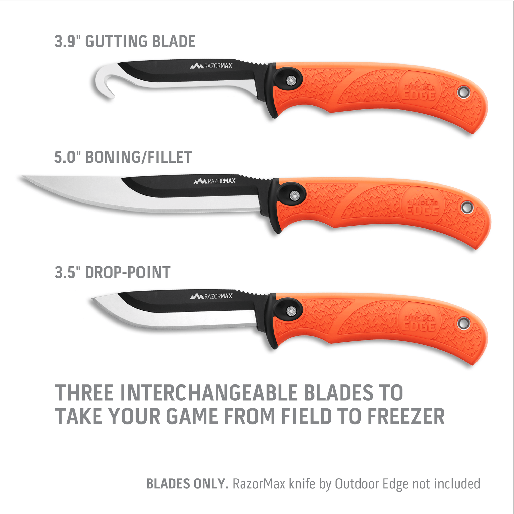 Outdoor Edge Combo Blade Pack Ersatzklingen 6er 12,7cm