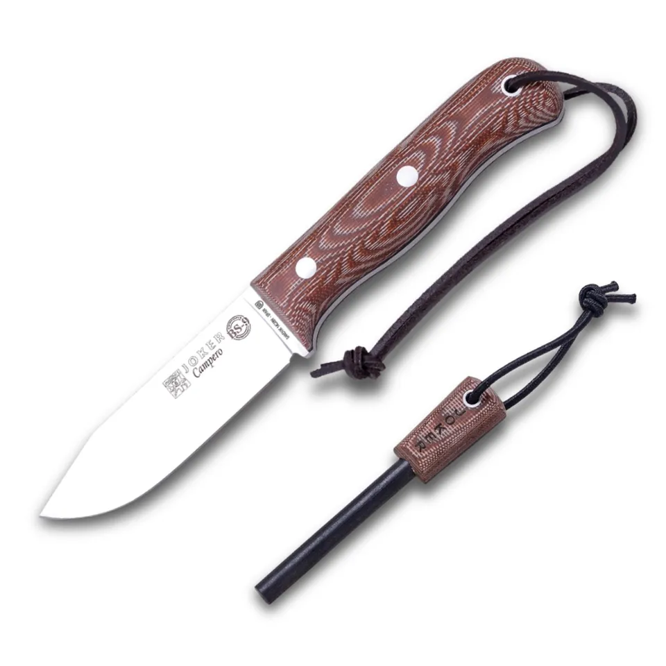 Joker BS9 Campero CM112-P Survivalmesser Micarta 10,5 cm Stahl