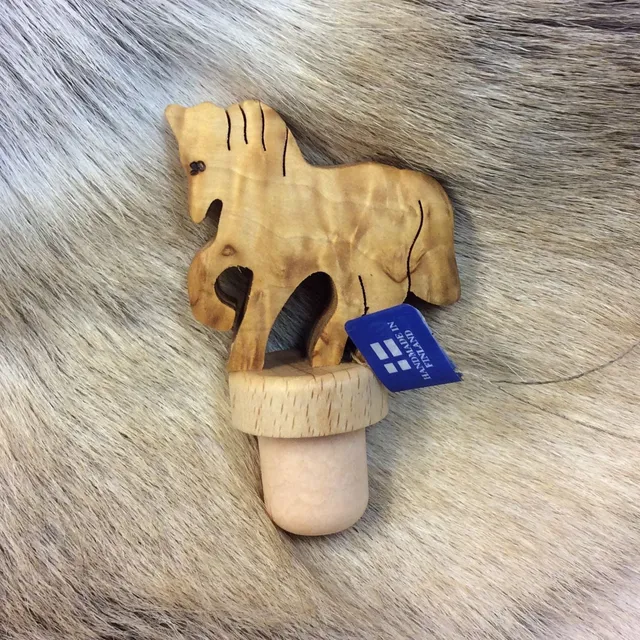 Wood Jewel 2339 Flaschenverschluss Pferd Maserbirke