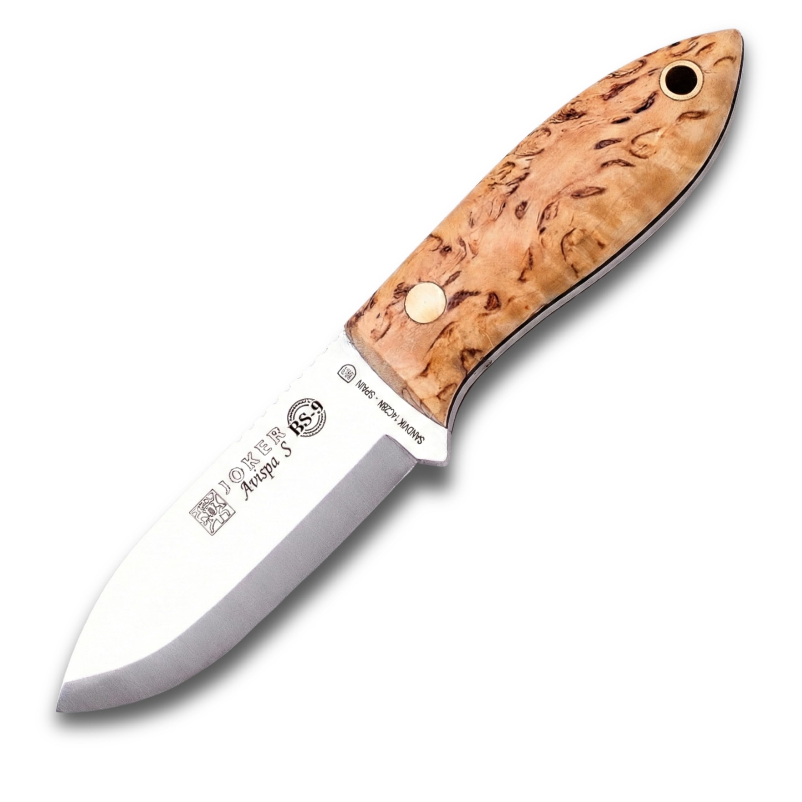 Joker Avispa S CL121 Bushcraftmesser Birke 8 cm