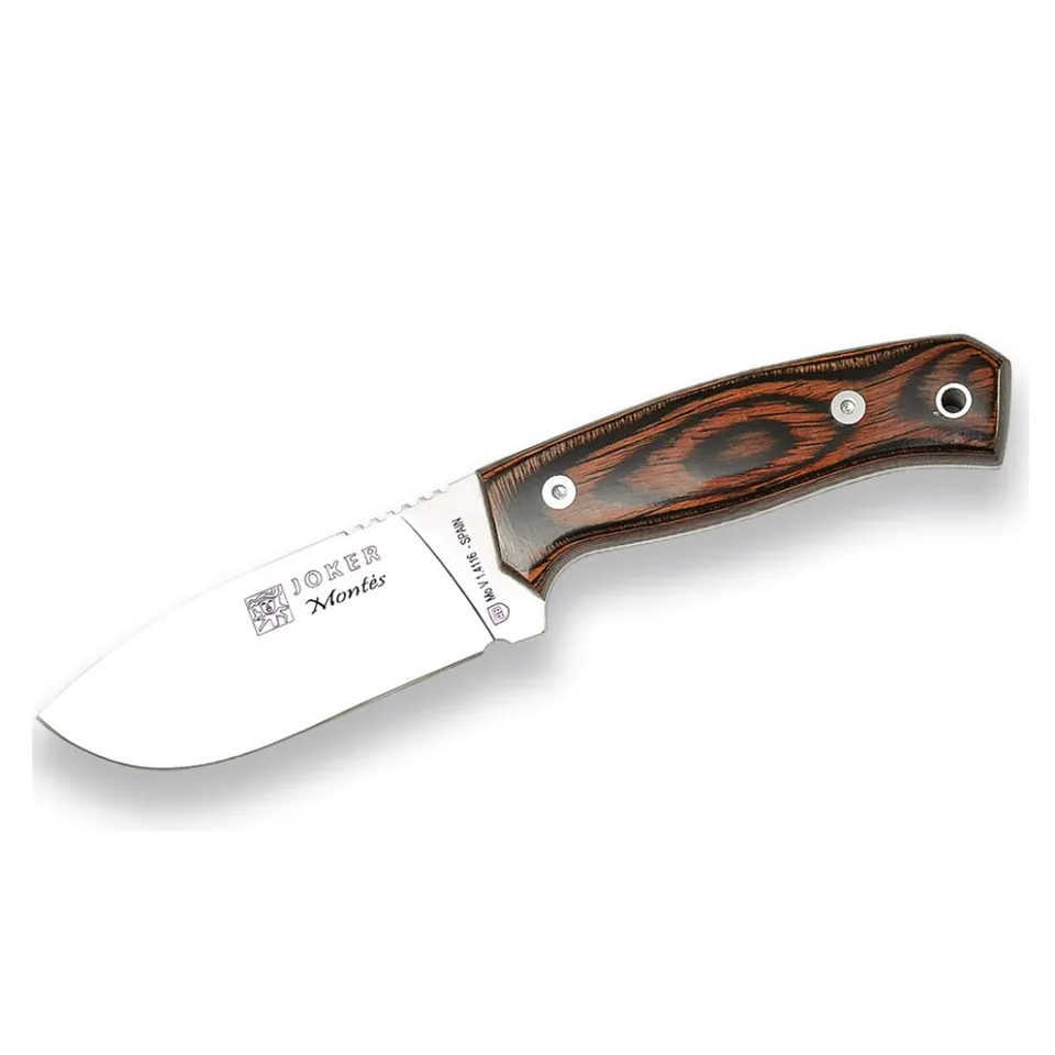 Joker Montés CR59 Jagdmesser MOVA 10,5 cm Lederscheide