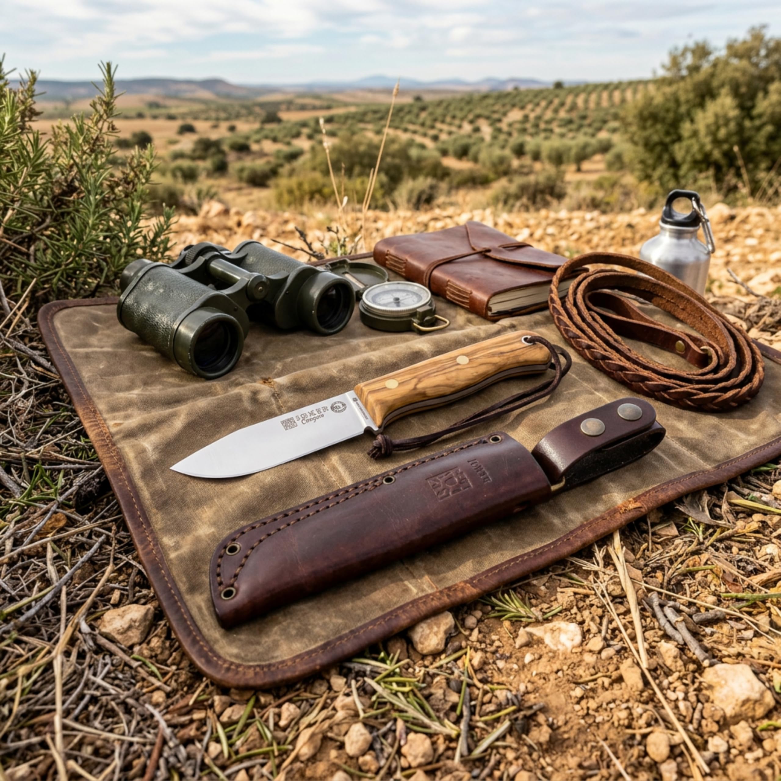 Joker Campero CO112 Bushcraftmesser Olivenholz 10,5cm