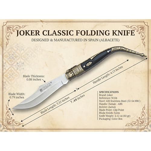 Joker N104C Taschenmesser Zamak 8,5 cm