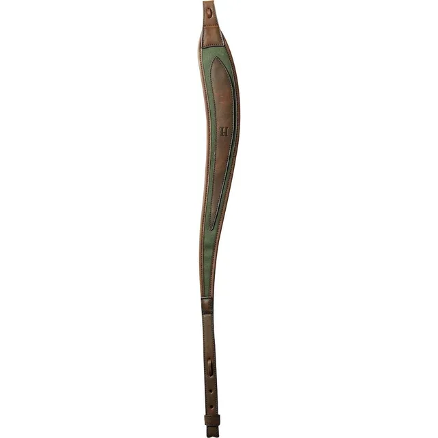 Härkila Gewehrriemen Canvas Leder Grün 93 cm
