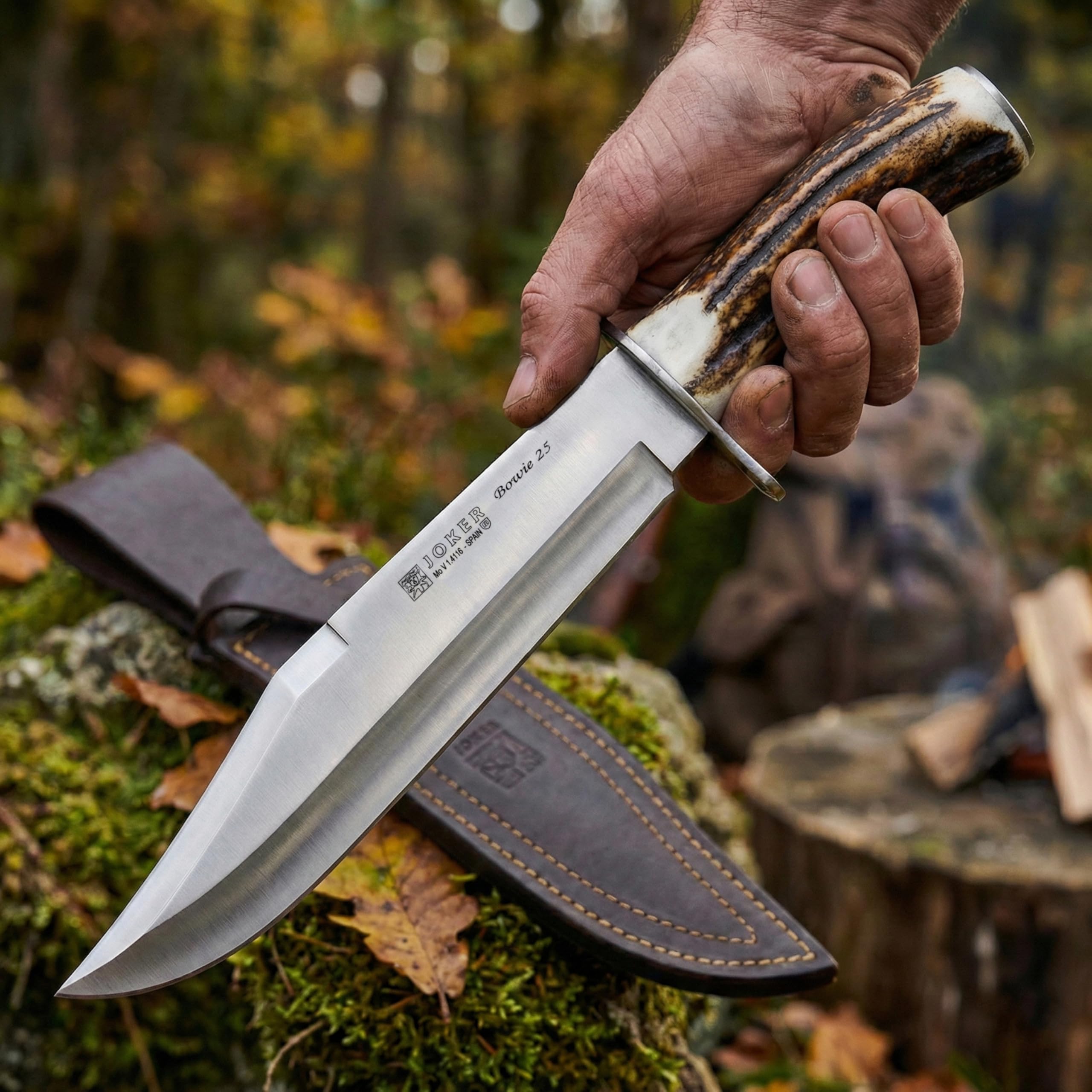 Joker Bowie 25 CC101 Jagdmesser Hirschhorn 25 cm