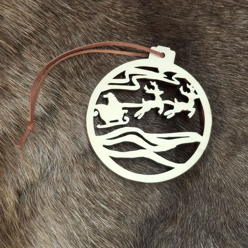 Wood Jewel L10-2 Christbaumschmuck Weihnachtsmann