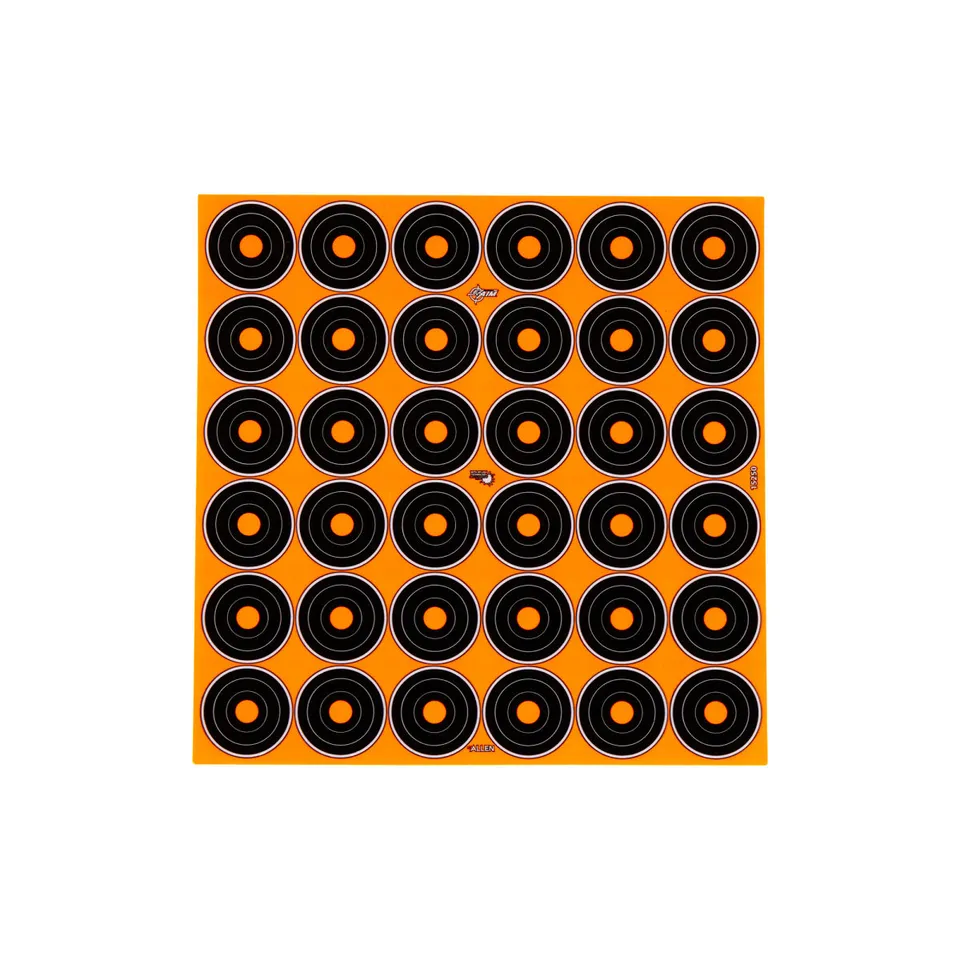 Allen EZ Aim Klebe-Zielscheiben 1 Zoll 12 Bogen Orange