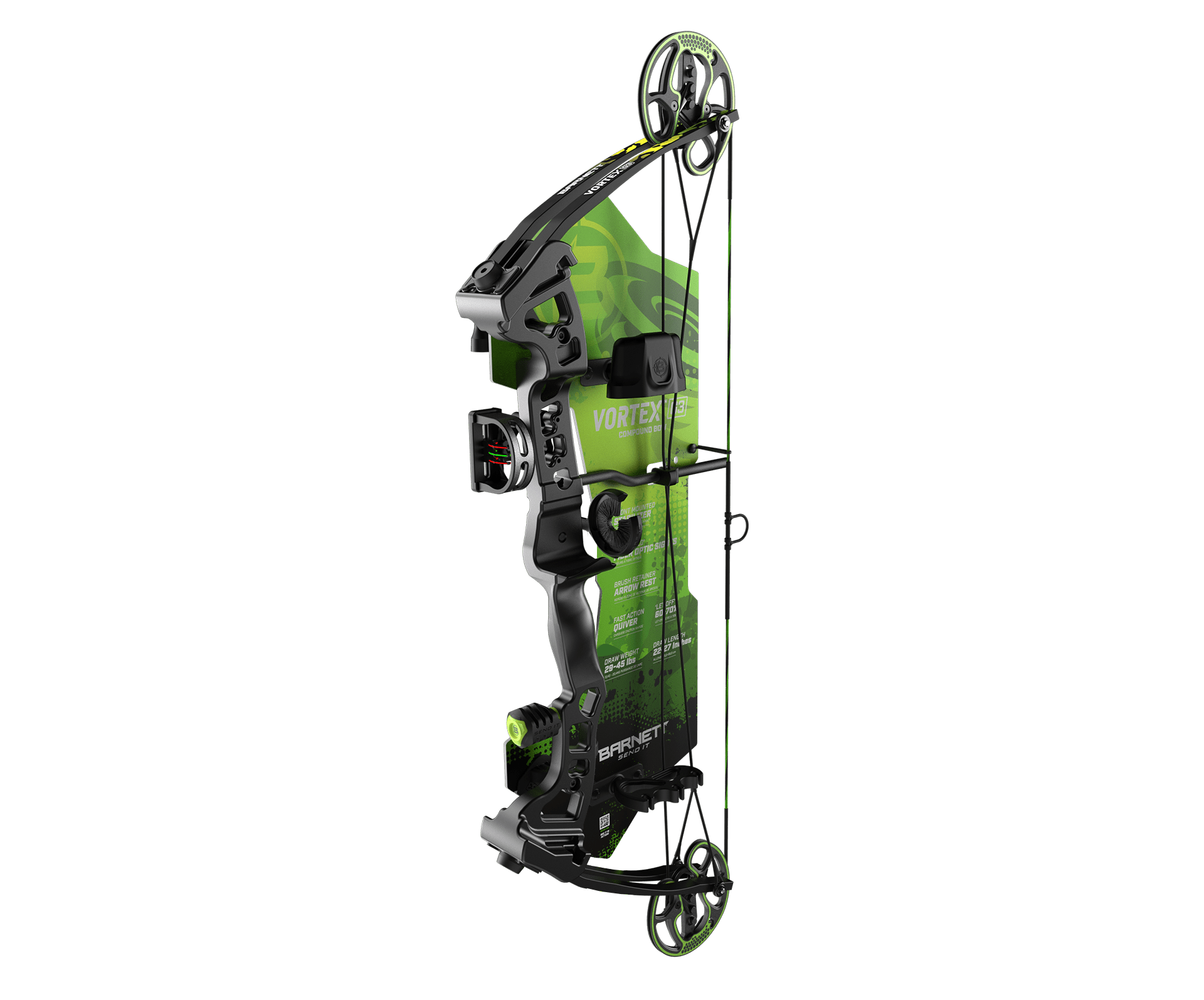 Barnett Vortex G3 Compoundbogen Jugend 29-45 lbs Rot