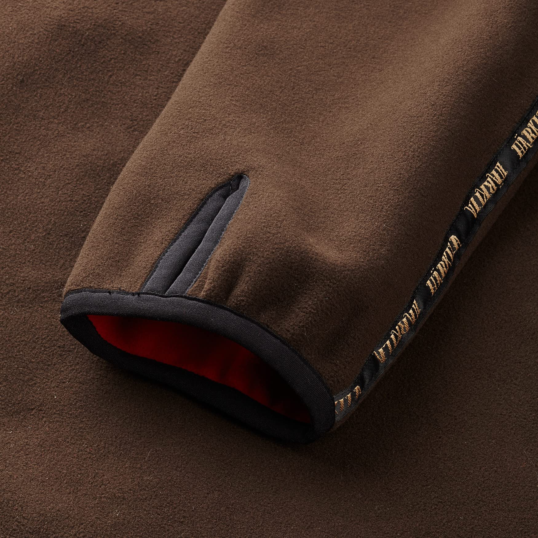 Härkila Kamko Fleecejacke Herren Brown/Red winddicht