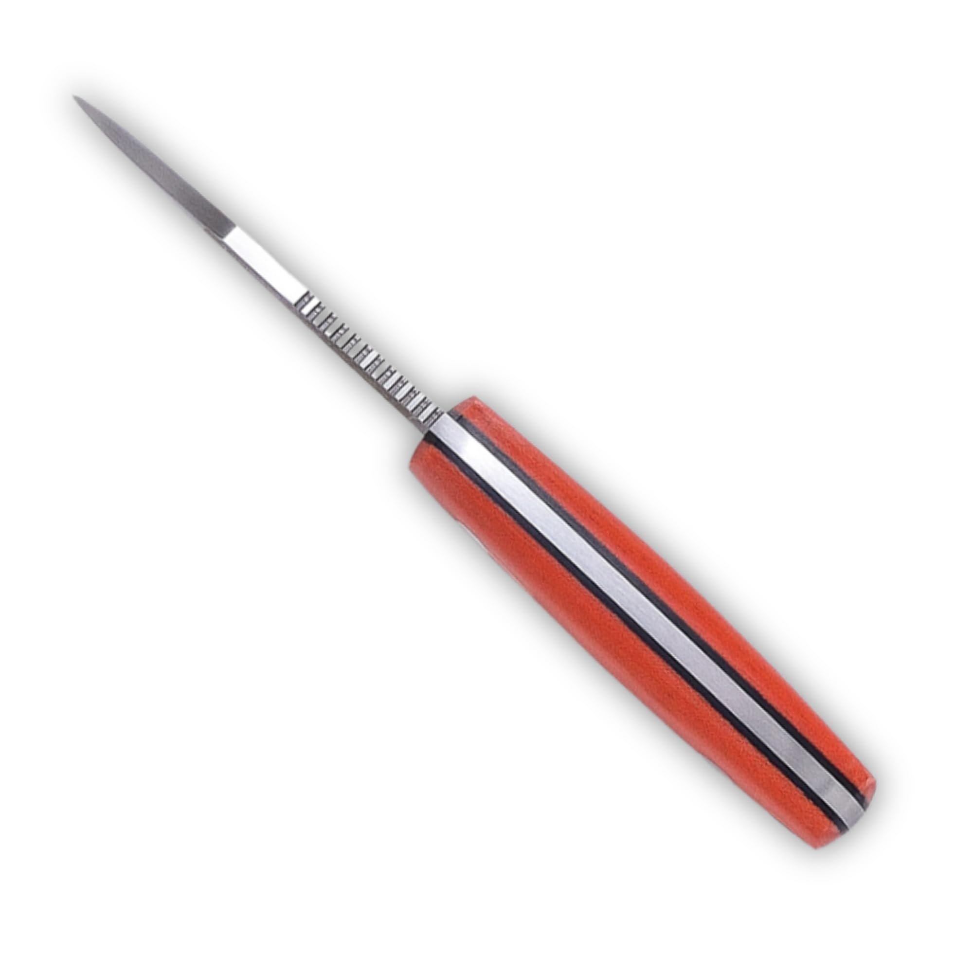 Joker Erizo TS1 CN81 Jagdmesser Orange 7,5 cm Micarta