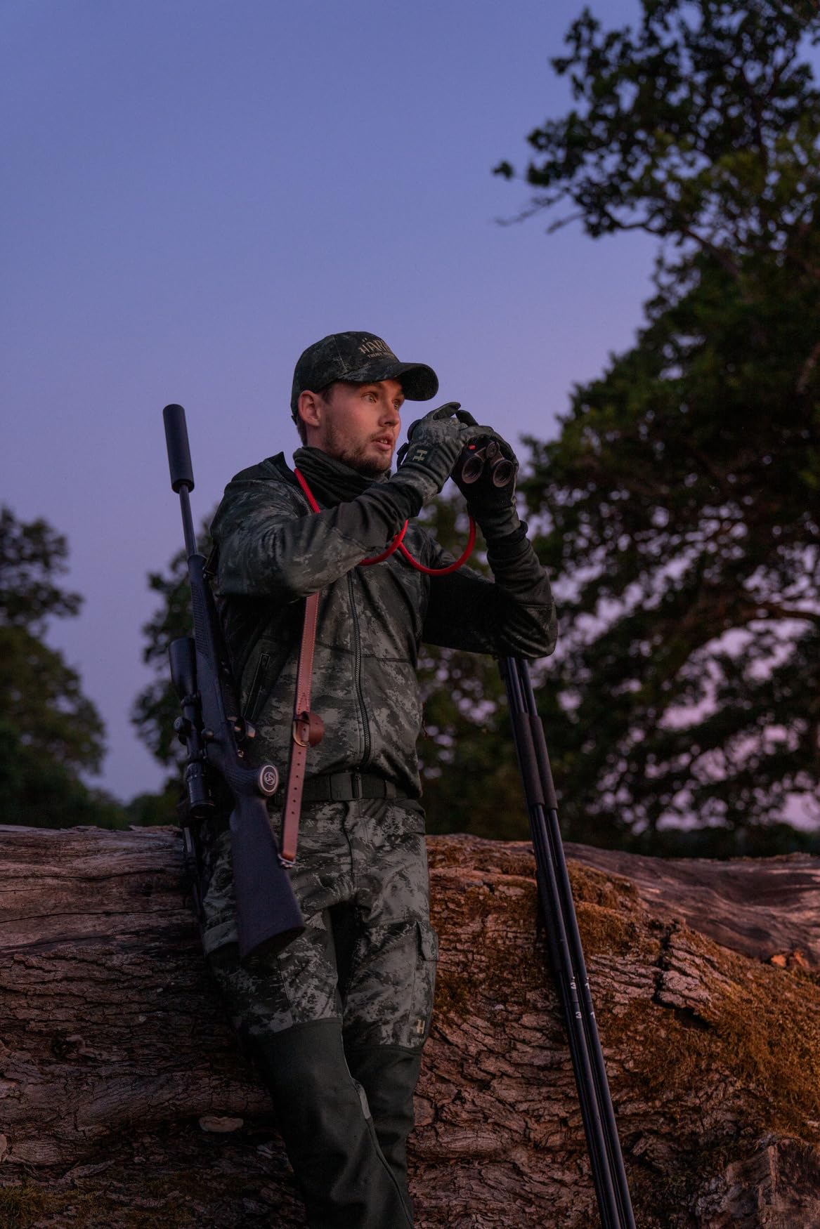 Härkila Noctyx Camo Fleecejacke AXIS MSP Black Stretch
