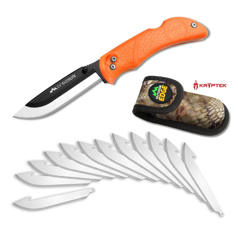 Outdoor Edge RazorPro L Jagdmesser 3,5 Zoll 12 Klingen