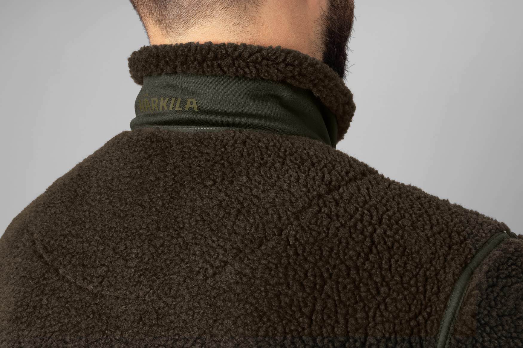 Härkila Rurik Teddy Fleecepullover S lautlos