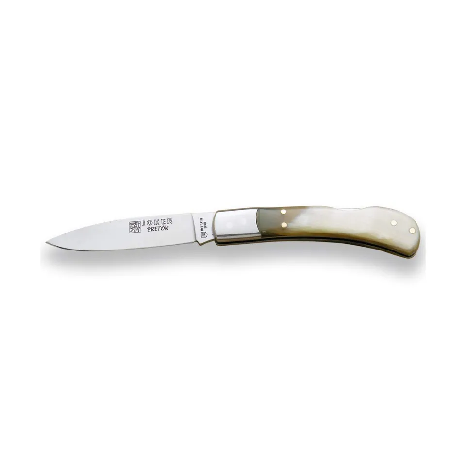 Joker Bretón NA43 Taschenmesser Stierhorn 8cm pflegeleicht