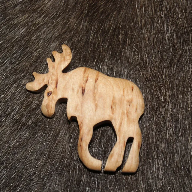 Wood Jewel 28-329 Elch Topfwächter Maserbirke
