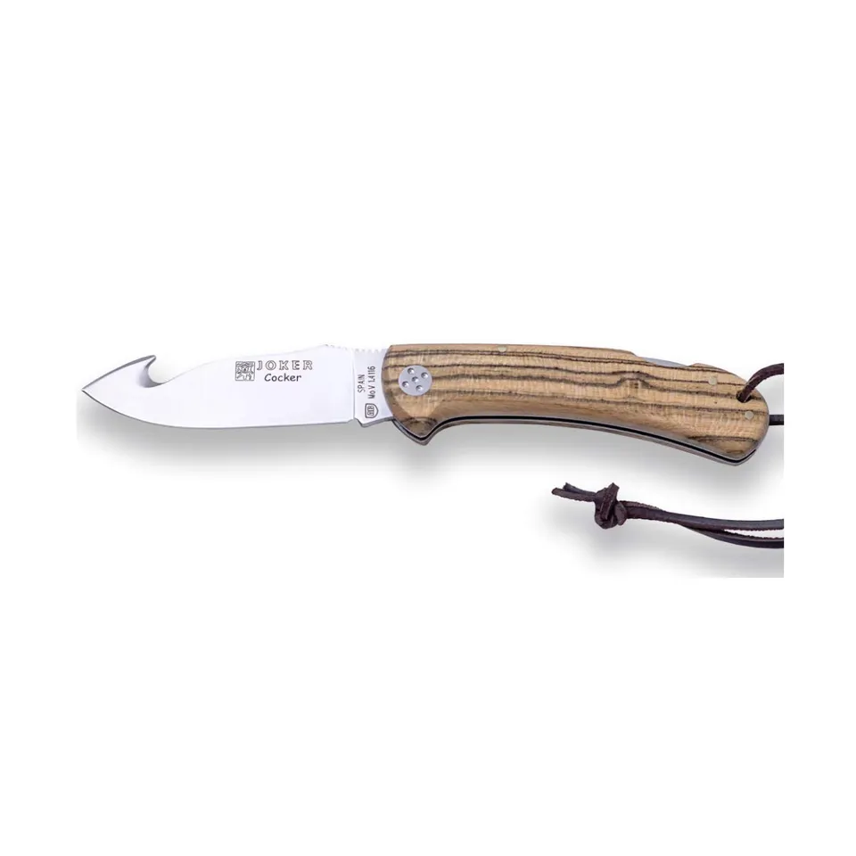 Joker Cocker NB135 Skinner Klappmesser Bocote 9 cm